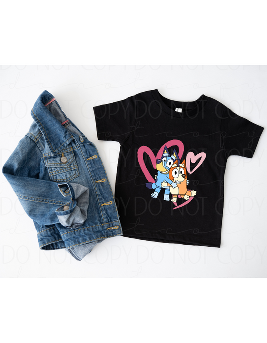 Kid Pups Heart Tee