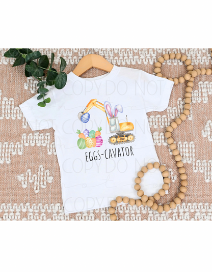 Bunny Ears Eggs-Cavator Tee